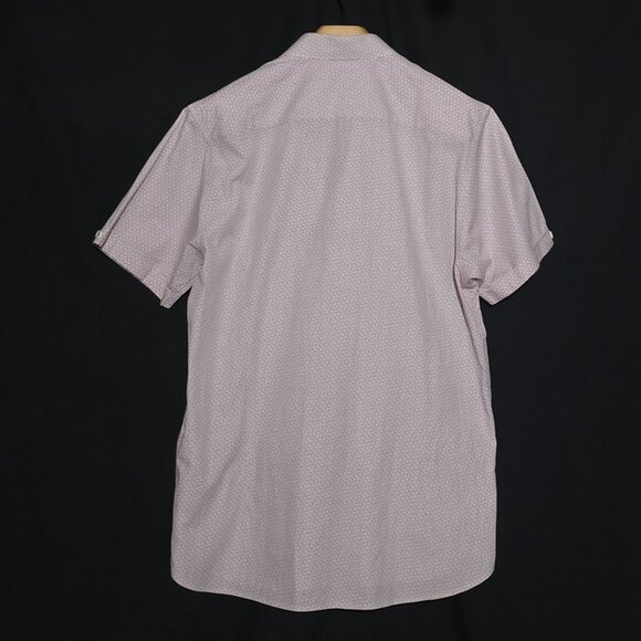 Ted Baker London Men's SS BF - Mauve White Weave - Sz 3* - Picture 4 of 4
